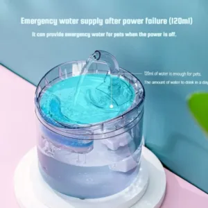 1.8L Smart Automatic Pet Water Dispenser and Feeder, BPA-Free, Leak-Proof Design for Cats and Dogs, Essential for Home Pet Care