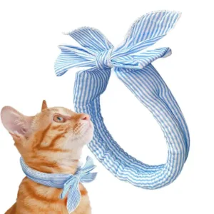 Pet Cooling Ice Scarf Cool Ice Breathable Towel Heatstroke Dogs Cats Ice Collar Cat Adjustable Collar Bibpet Supplies