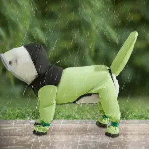 Dog Raincoats For Small Dogs Comfortable TPU Waterproof Pet Rain Wear Pet Supplies Full Protection Stylish Rain Jacket With