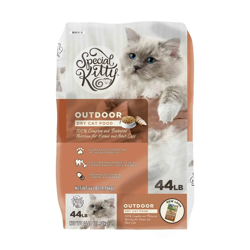 Outdoor Formula Dry Cat Food, 44 lb