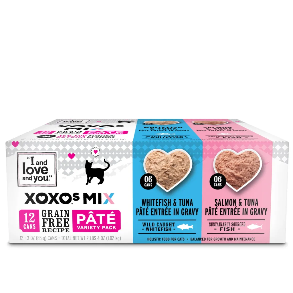 I and Love and You Xoxos, Whitefish, and Tuna Pate' Canned Wet Cat Food