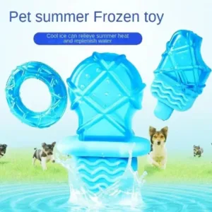 Summer Ice Dog Popsicle Cool Down Water Popsicle Dog Teething Toys Pet Supplies Cooling Toys Summer Dog Favorite
