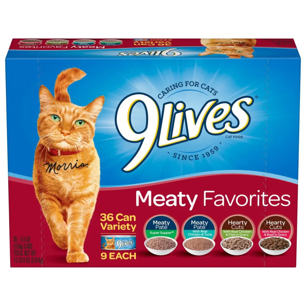 Meaty Favorites Variety Pack Wet Cat Food, 5.5 oz Cans, 36 Count