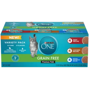 , Grain Free Natural Variety Pack, Wet Cat Food Pate,3 oz Cans, 24 Count