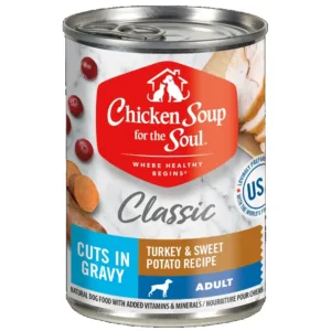 Adult Wet Dog Food Cuts in Gravy Turkey & Sweet Potato (12x13.00oz. Case)