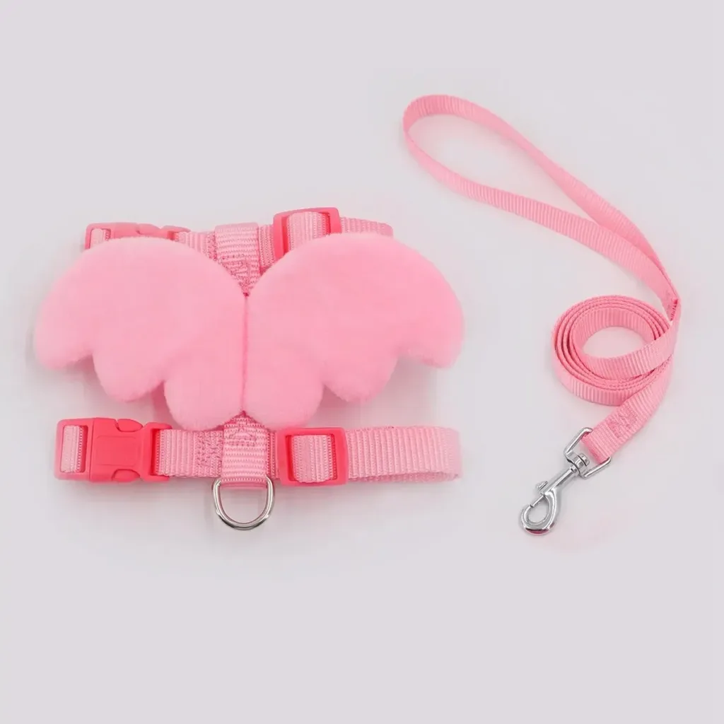 1pc Wings Pet Harness and Handle Set for Cats and Small Dogs Female cat collars Dog cone collar Flea Cat clothes for cats Toys