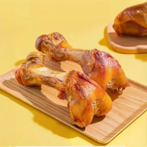 240g/8.46oz(2 Count x120g/4.23oz)6 Inch Beef Dog Bone for Aggressive Chewers, Large and Medium Breed Dog Treat, Natural