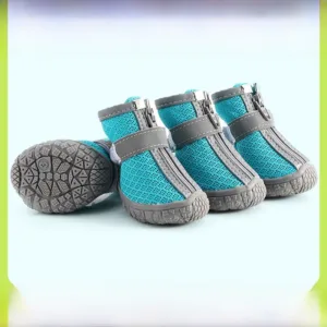 New dog shoes shoes manufacturers non-slip waterproof wear-resistant new cross-border pet supplies puppy foot cover Dogs